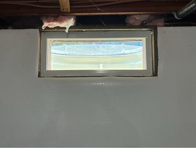 Basement Window Replacement in Jamestown, RI - After Photo