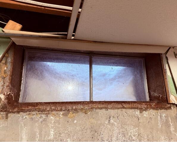 Basement Window Replacement in Jamestown, RI - Before Photo