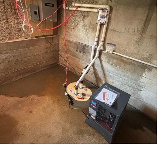 Wet Basement Solutions in Warwick, RI - After Photo