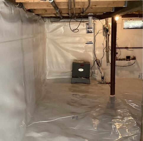 Damp Crawl Space Solutions in Wayland, MA - After Photo
