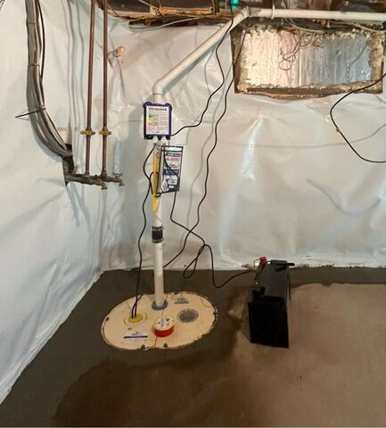 Sump Pump Replacement in Rockland, MA - After Photo