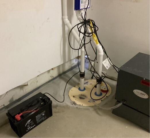 Sump Pump System Upgrade in Florence, MA - After Photo