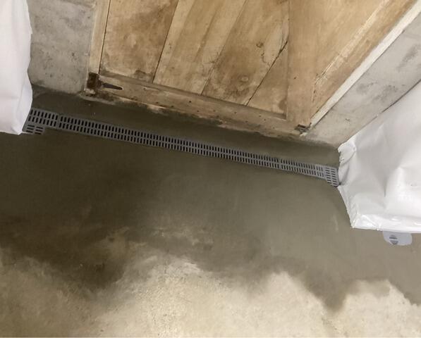 Solutions for a Wet Bulkhead Stairway in Norton, MA - After Photo