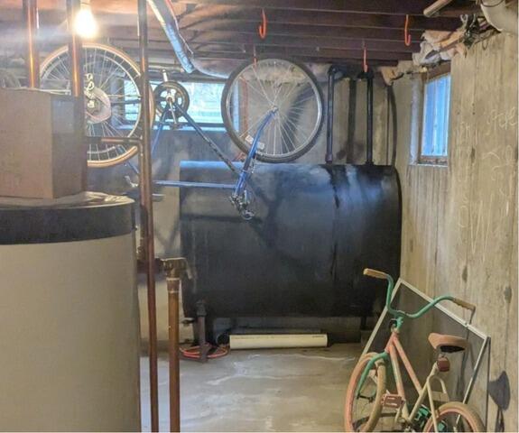Basement Waterproofing in Cumberland, RI - Before Photo