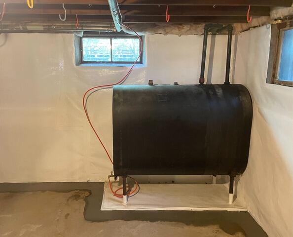 Basement Waterproofing in Cumberland, RI - After Photo