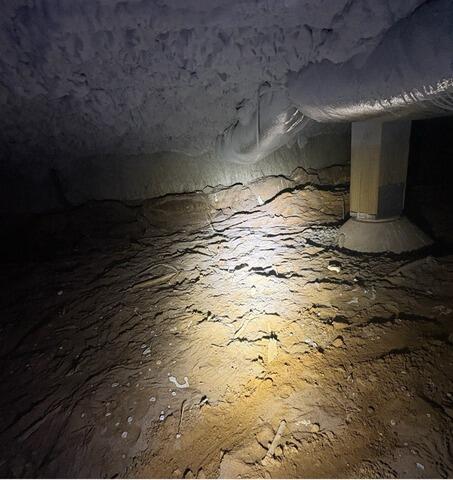 Crawl Space Solutions in Franklin, MA - Before Photo
