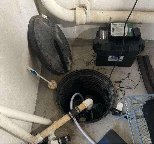 TripleSafe Sump Pump Installation in New Bedford, MA - Before Photo