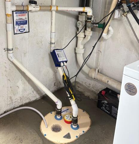 TripleSafe Sump Pump Installation in New Bedford, MA - After Photo