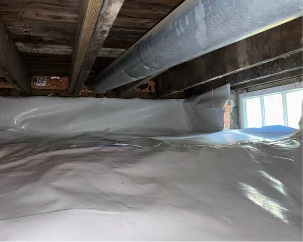 Crawl Space Transformation in North Falmouth, MA
