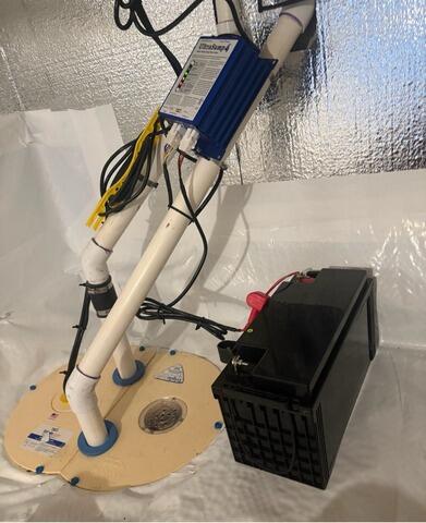Our TripleSafe Sump Pump Saves a Crawl Space in Dennis, MA - After Photo