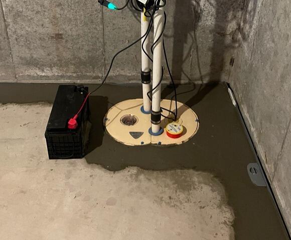 Sump Pump Upgrade in North Dighton, MA - After Photo