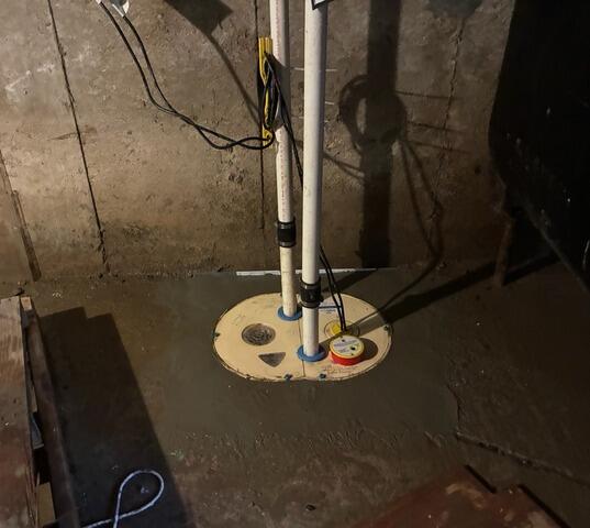 Sump Pump Upgrade in Newport, RI - After Photo