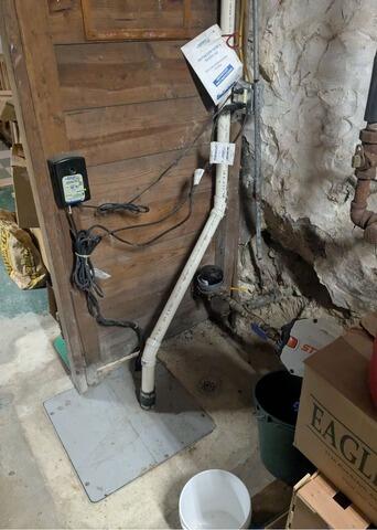 Sump Upgrade in Milton, MA - Before Photo