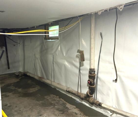 Leaky Basement Wall in Providence, RI - After Photo