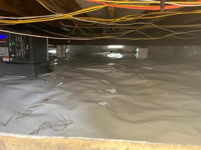 Crawl Space Transformation in Narragansett, RI - After Photo