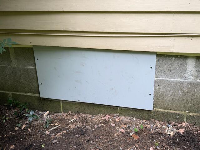 Boylston, MA Crawl Space Entry - After Photo
