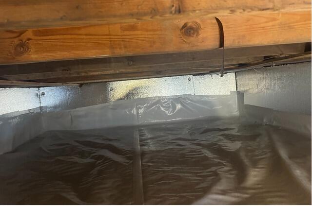 Crawl Space Leak Solution in Tiverton, RI - After Photo