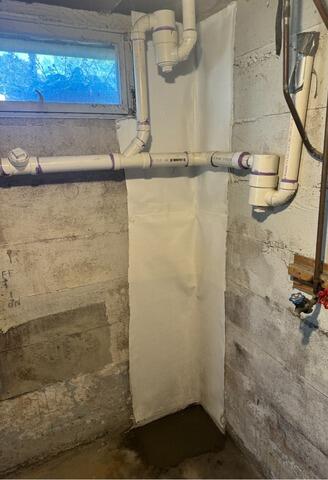 Leaking Crack Repair in Tiverton, RI - After Photo