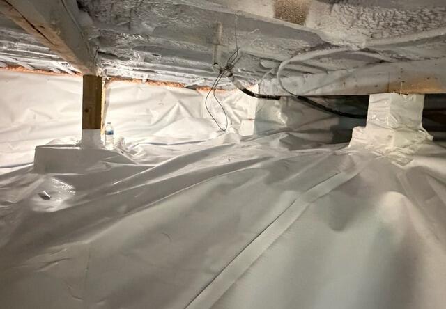Lakeville, MA Crawl Space Encapsulation - After Photo