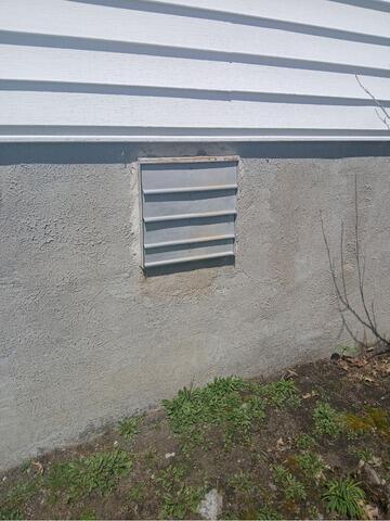 Crawl Space Vent Solution in Newton Center, MA - Before Photo