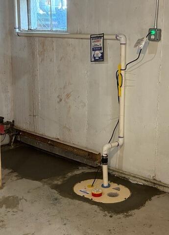 Sump Pump Upgrade in West Roxbury, MA - After Photo