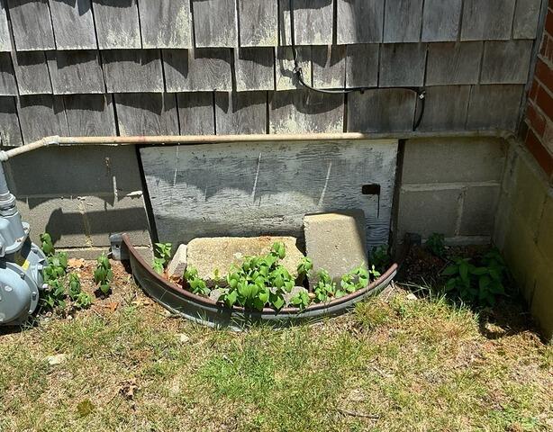 Crawl Space Access in West Yarmouth, MA - Before Photo
