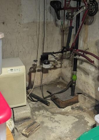 Basement Upgrade in Narragansett, RI - Before Photo