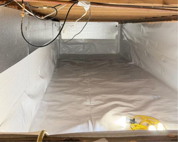 Crawl Space Solution in East Greenwich, RI - After Photo