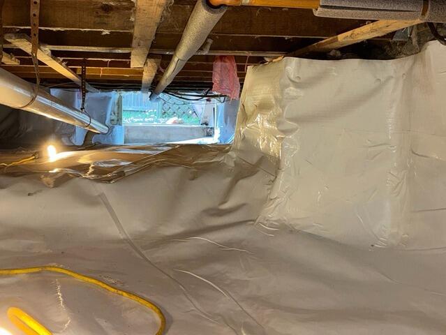 Encapsulation of Newport, RI Crawl Space - After Photo