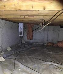 Moist Crawlspace Repaired In Orleans, MA