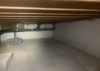 Crawl Space Dehumidification in South Egremont, MA