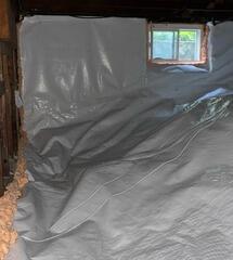 Crawl Space Transformation in Westwood, MA