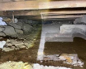 Encapsulating a Crawl Space in Hubbardston, MA
