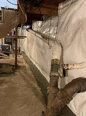Milford, MA Fieldstone Basement Waterproofing