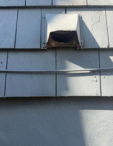 Old Vent Causing a Mice Problem in Brielle, NJ - Before Photo