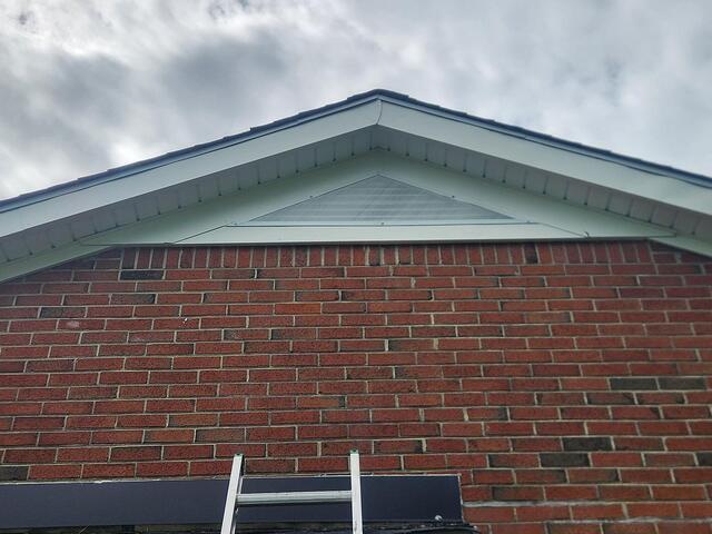 Gable Vent Open for the Nuisance Birds in Sea Girt, NJ - After Photo