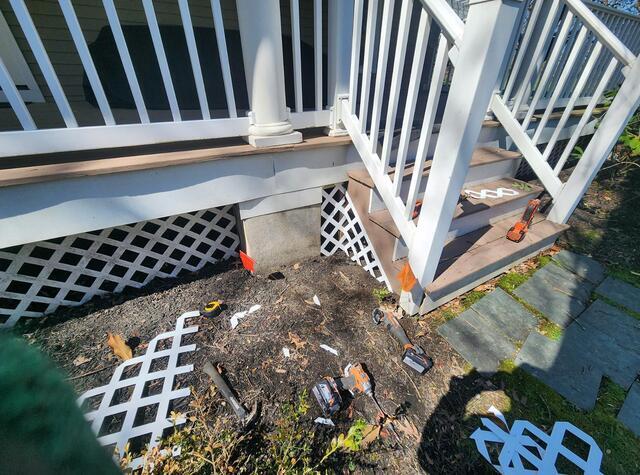 Stopping Turkey Vulture From Roosting Underneath the Porch in Princeton, NJ - After Photo