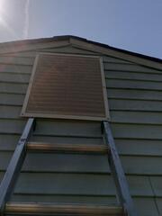 Squirrels Ruin Weathered Gable Vent in Rocky Hill, NJ