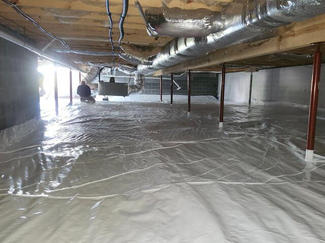 Crawl Space Encapsulation in Greeneville, TN - After Photo