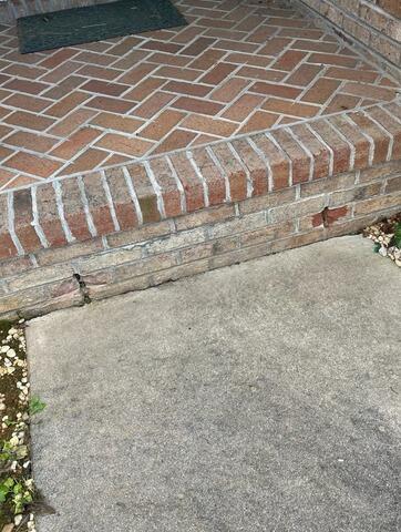 Major Concrete Lifting in Abingdon, VA - Before Photo