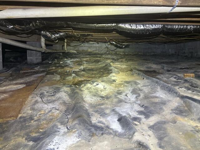 Crawl Space Encapsulation in Dayton, TN - Before Photo