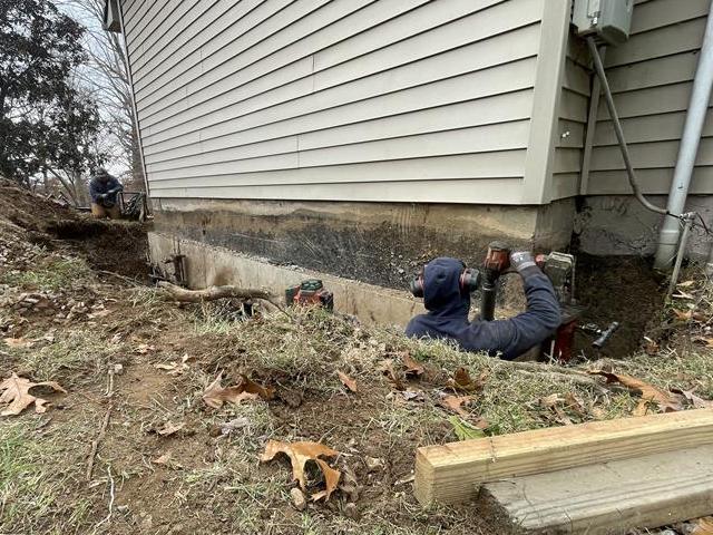 Exterior Foundation Stabilization
