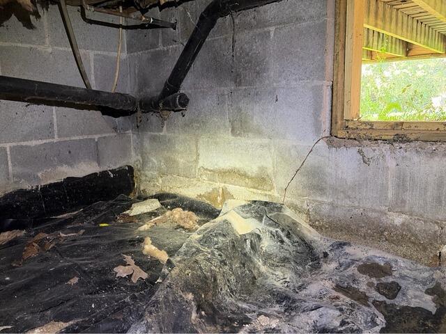 Crawl Space Encapsulation in Chattanooga, TN - Before Photo