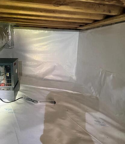 Crawl Space Encapsulation in Hixson, TN - After Photo