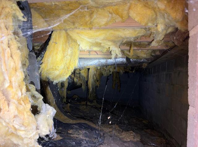 Crawl Space Encapsulation in Hixson, TN - Before Photo