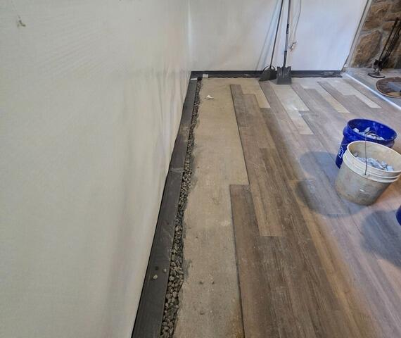 Basement Waterproofing in Abingdon, VA - After Photo