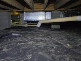 Complete Crawl Space Encapsulation in Sunbright, TN