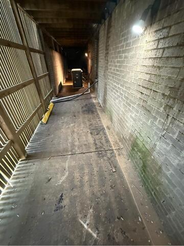 Before & After: Basement Drainage Transformed in Nesbit, MS - Before Photo