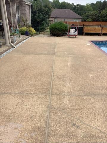 Pool Deck Repair in Lakeland, TN - Before & After - After Photo