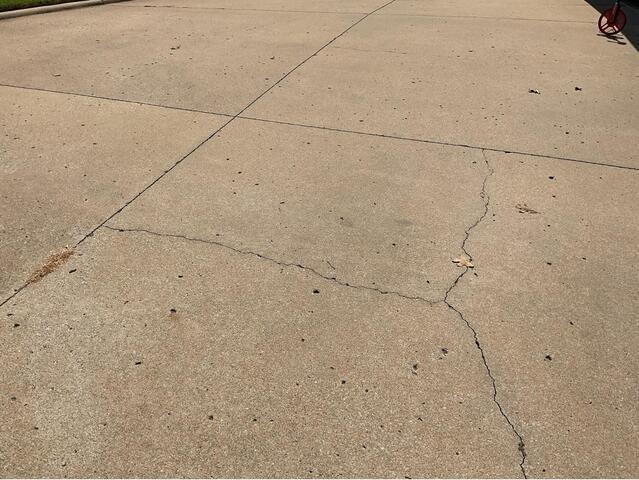 Concrete Crack Repair in Searcy, AR Restored Stability and Value - Before Photo